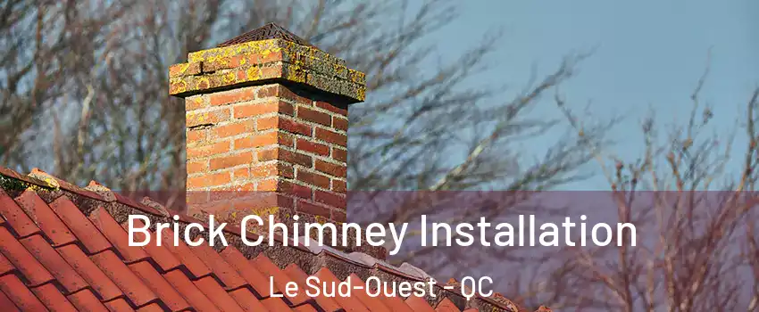 Brick Chimney Installation Le Sud-Ouest - QC